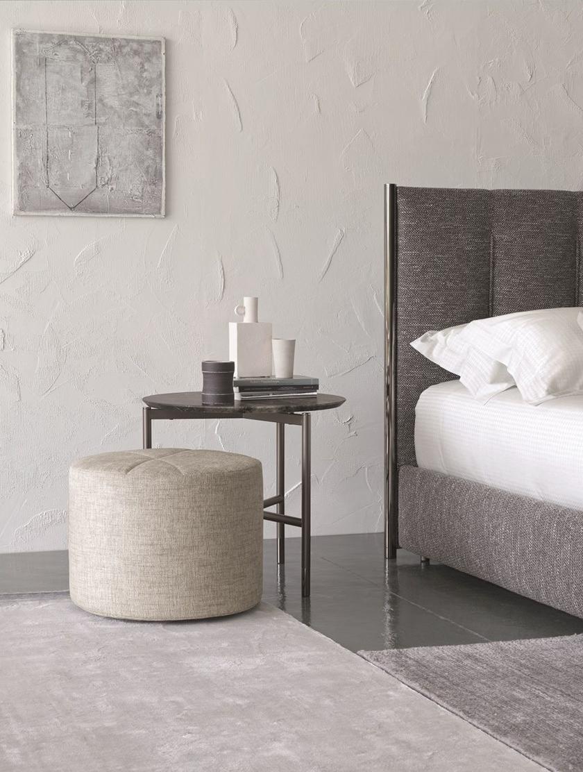 Flou Двуспальная кровать из ткани с высоким изголовьем sun-id-1466667 - Вид №3