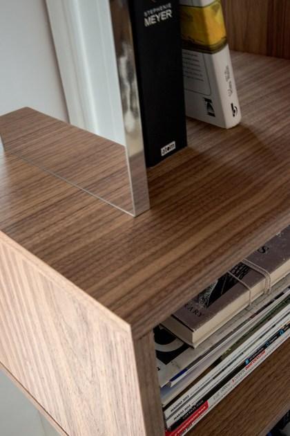 Tonin Casa Вращающийся книжный шкаф из дерева и стекла sun-id-1352293 - Вид №4