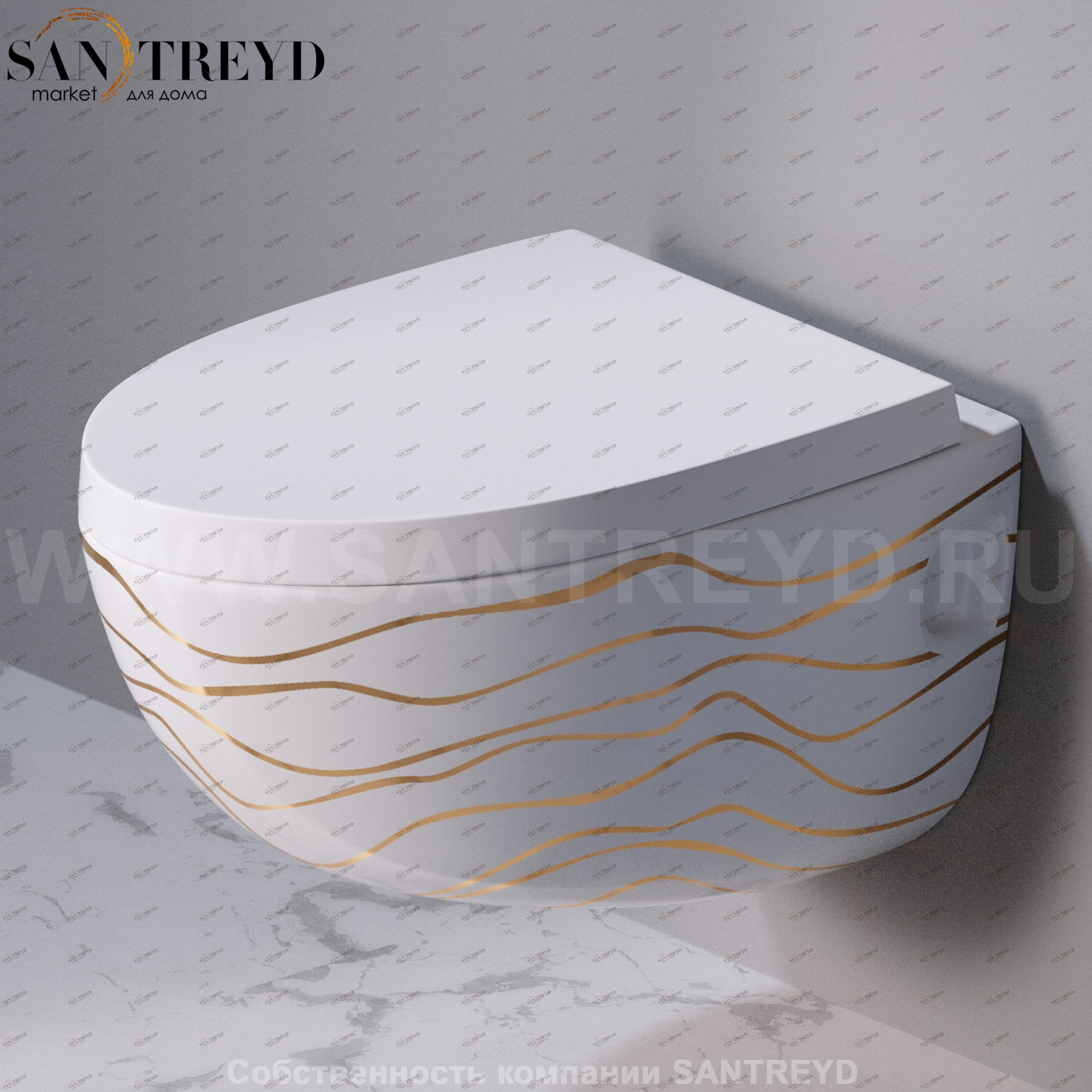 S511.410G Подвесной унитаз настенный Белый A. e T. Italia OVAL Италия AeT ITALIA