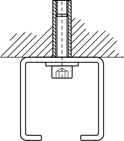 61380880 Монтажный элемент BIS Болты с внутренним шестигранником (BUP1000) для монтажа профиля WALRAVEN  - Вид №2