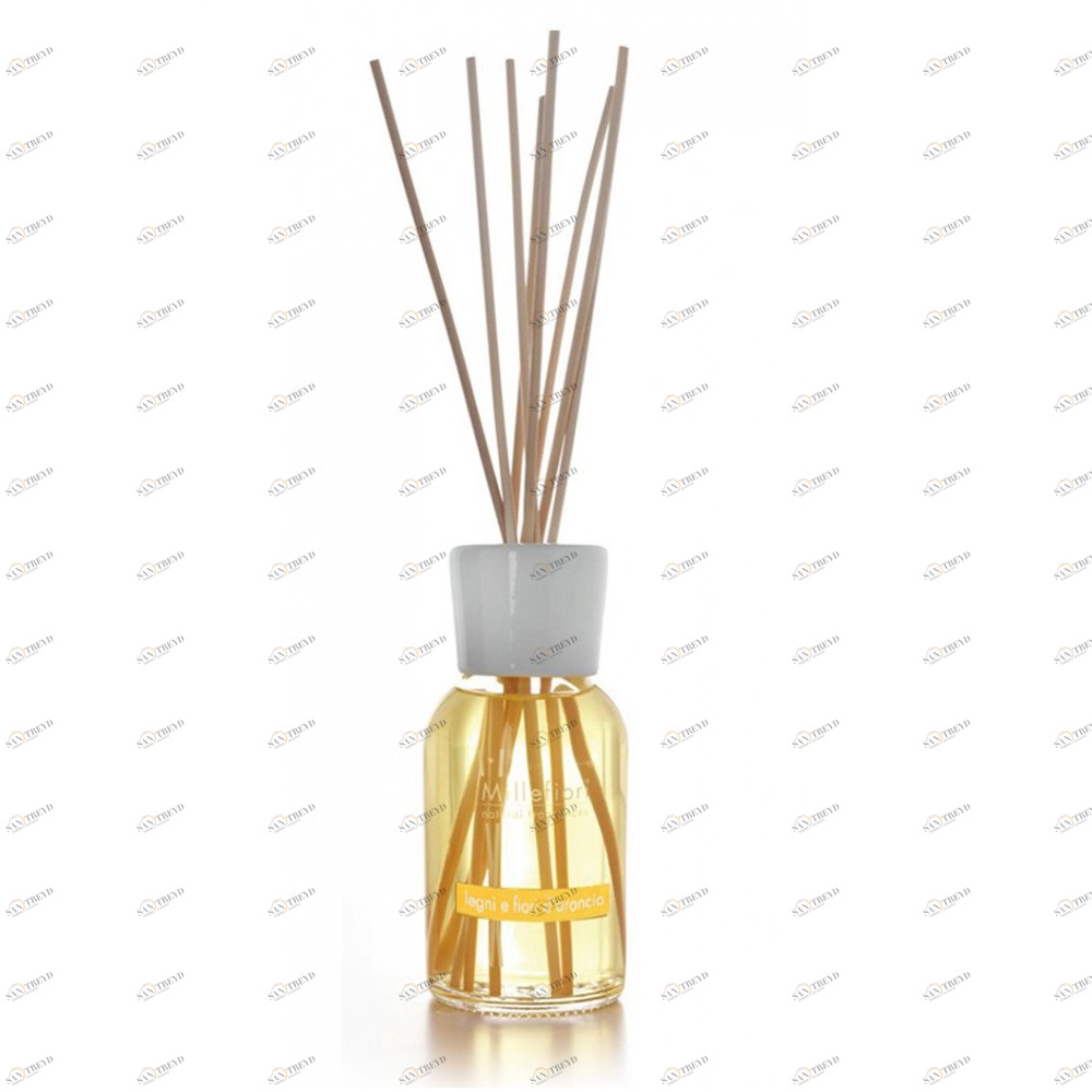 Диффузор с палочками 250 мл "Лес и полевые цветы" Legni e fiori d'Arancio MILLEFIORI MILANO ЦВЕТЫ 267383 Желтый 