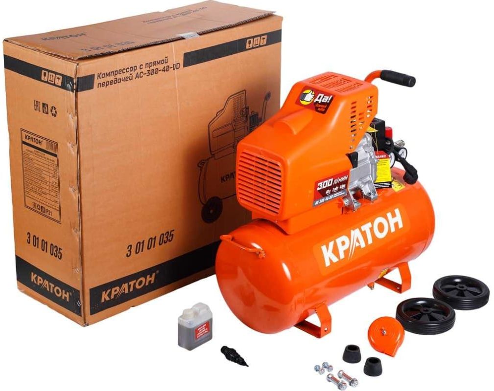 Компрессор поршневой масляный Кратон AC-300-40-DD 9024845 STDN-0020575 - Вид №5