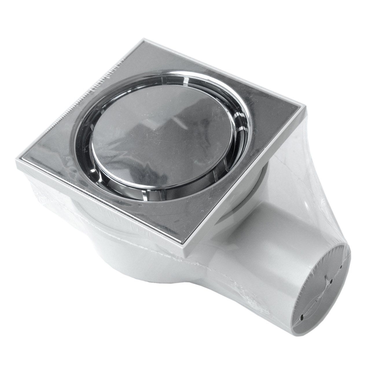 Крышка люка из АБС-пластика с хромированной эстетической решеткой и поворотным горизонтальным выхлопом First Corporation First Plast ARCH-00069463 - Вид №1