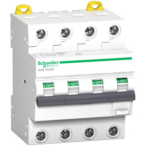 A9D87410 Дифавтомат Acti9 4P 10А ( B ) 6 кА, 30 мА ( A ) Schneider Electric Acti 9