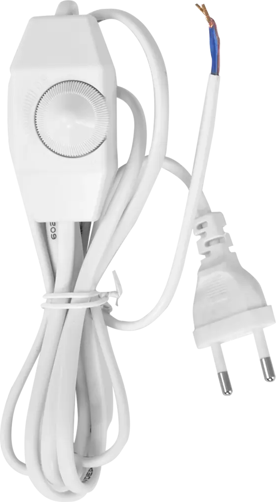 TDM ELECTRIC - Шнур с диммером для регулировки освещения, белый 2 м 82403717