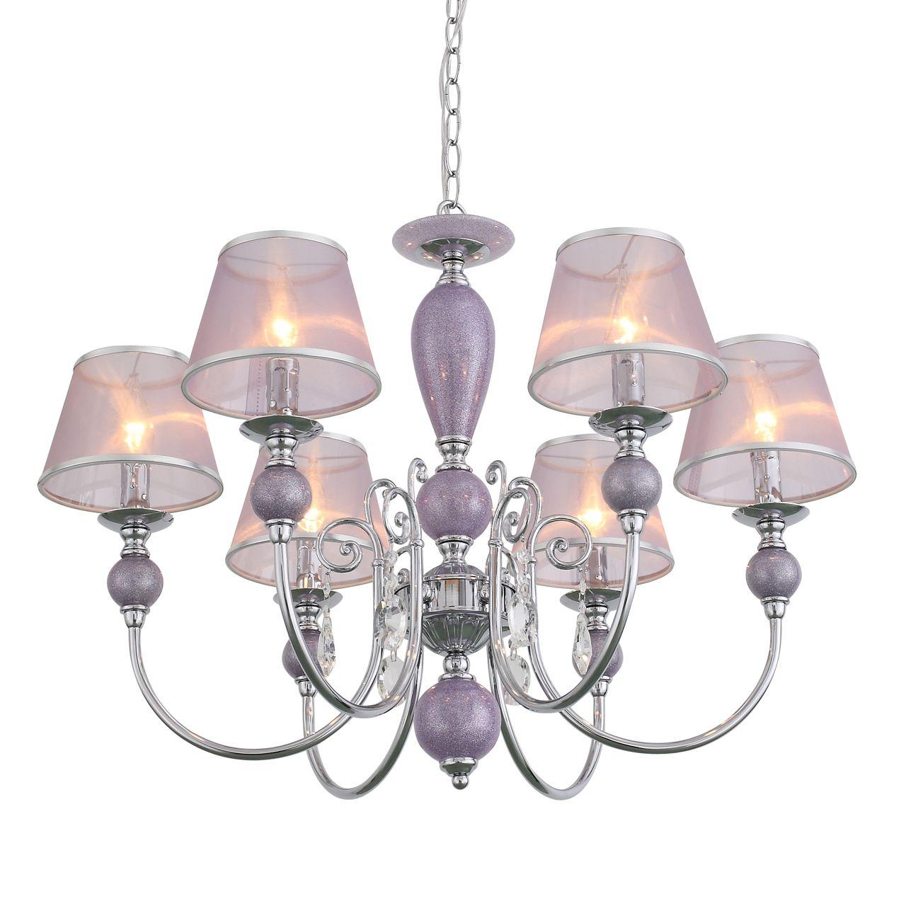Подвесная люстра ST Luce Lilium SL175.103.06 ST LUCE ДИЗАЙНЕРСКИЕ, LILIUM 138056 Розовый  - Вид №3