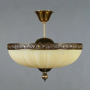 Потолочный светильник Ambiente Lugo 8539/40 PL PB AMBIENTE ДИЗАЙНЕРСКИЕ, LUGO 201267 Бронза;желтый