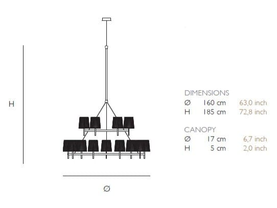 Латунная светодиодная люстра Quasar ARCH-00073106 - Вид №5