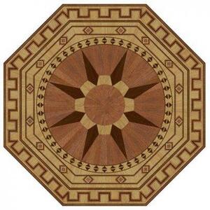 Художественный паркет Da Vinci Розетка 26-107 Дуб Селект (Гладкая) х1000диаметр мм.