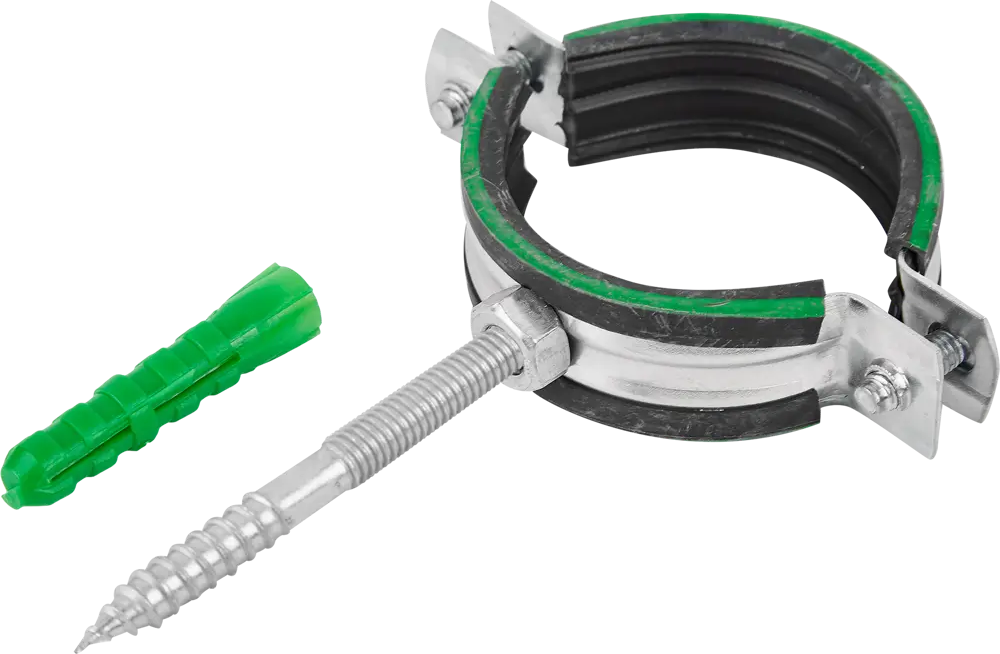 Хомут MAYER для надежного крепления труб с антивибрационной защитой 84858780
