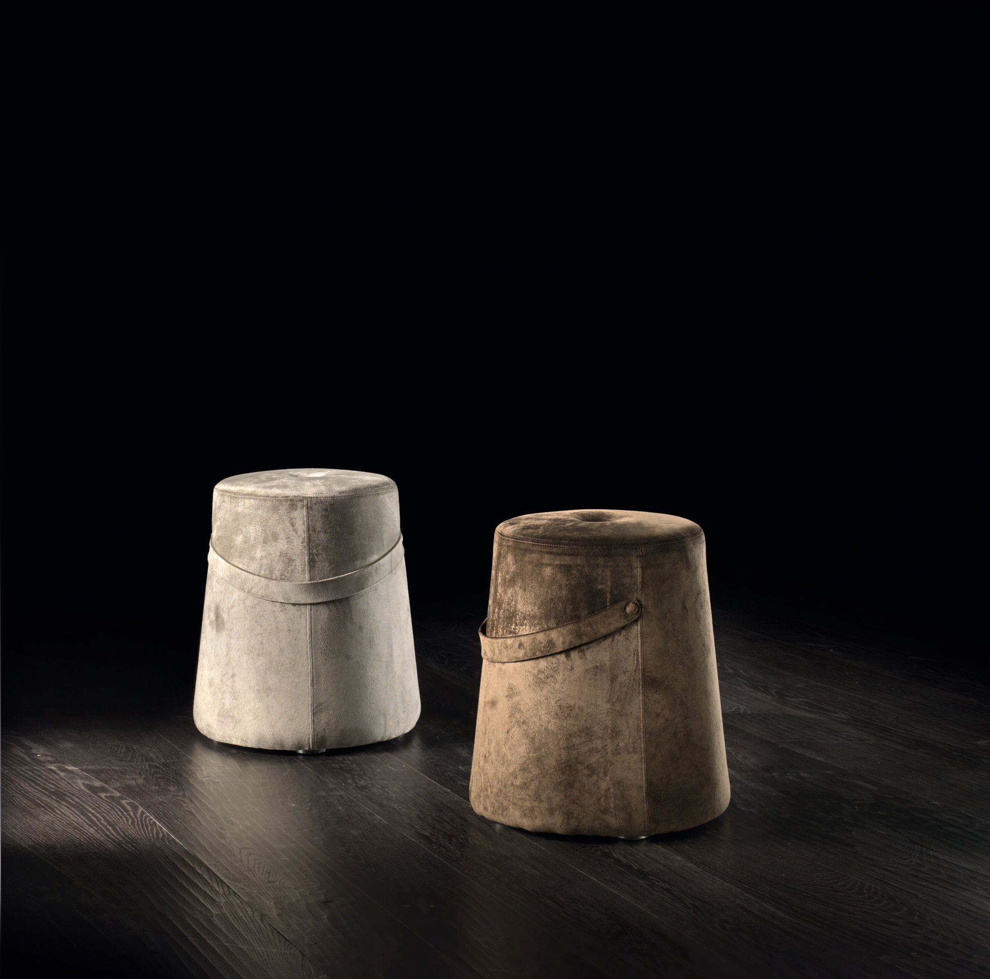 Круглый пуф из ткани Arte Brotto секреты ARCH-00111329 - Вид №1