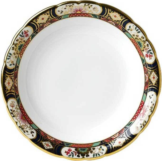 52772 Royal Crown Derby Тарелка обеденная 27см "Сад Челси" Фарфор костяной 