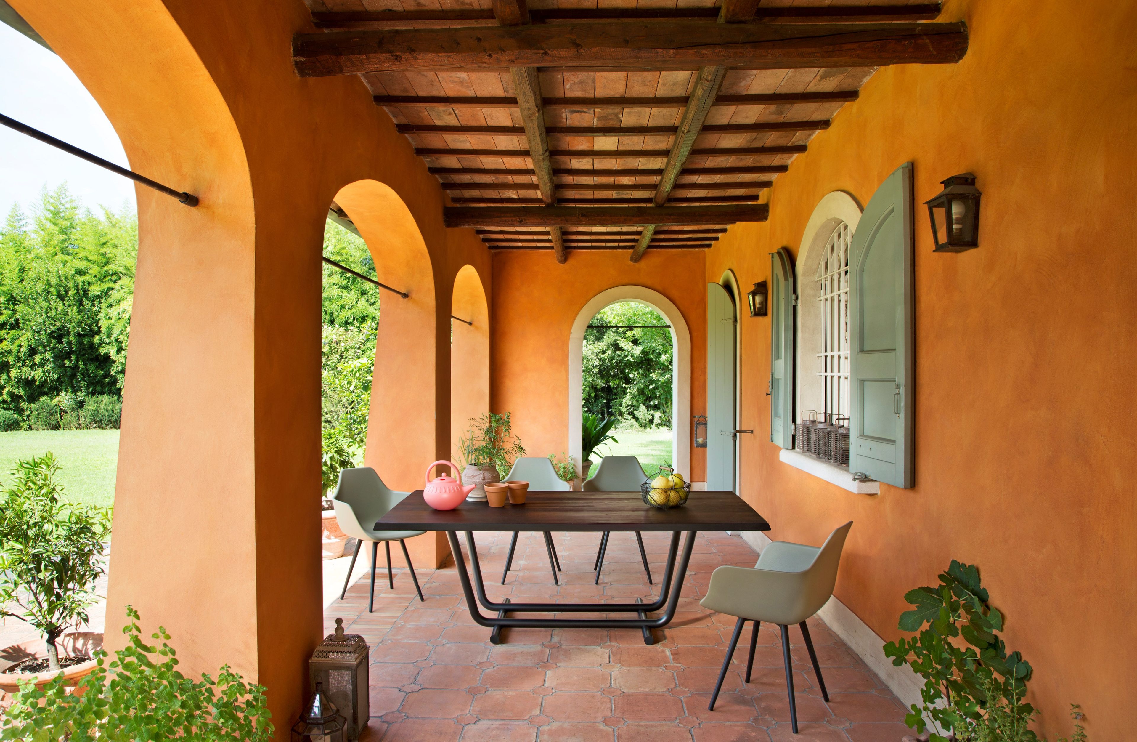 Стальной и деревянный стол ALMA DESIGN Paloalto ARCH-00053702 - Вид №6