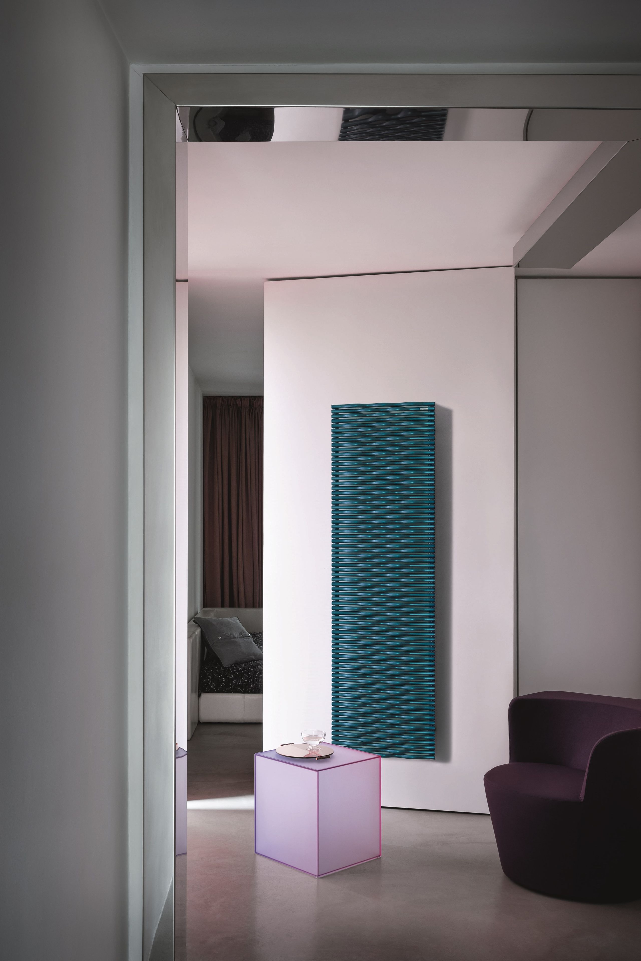 Настенный стальной вертикальный полотенцесушитель Tubes Elements ARCH-00067941 - Вид №3