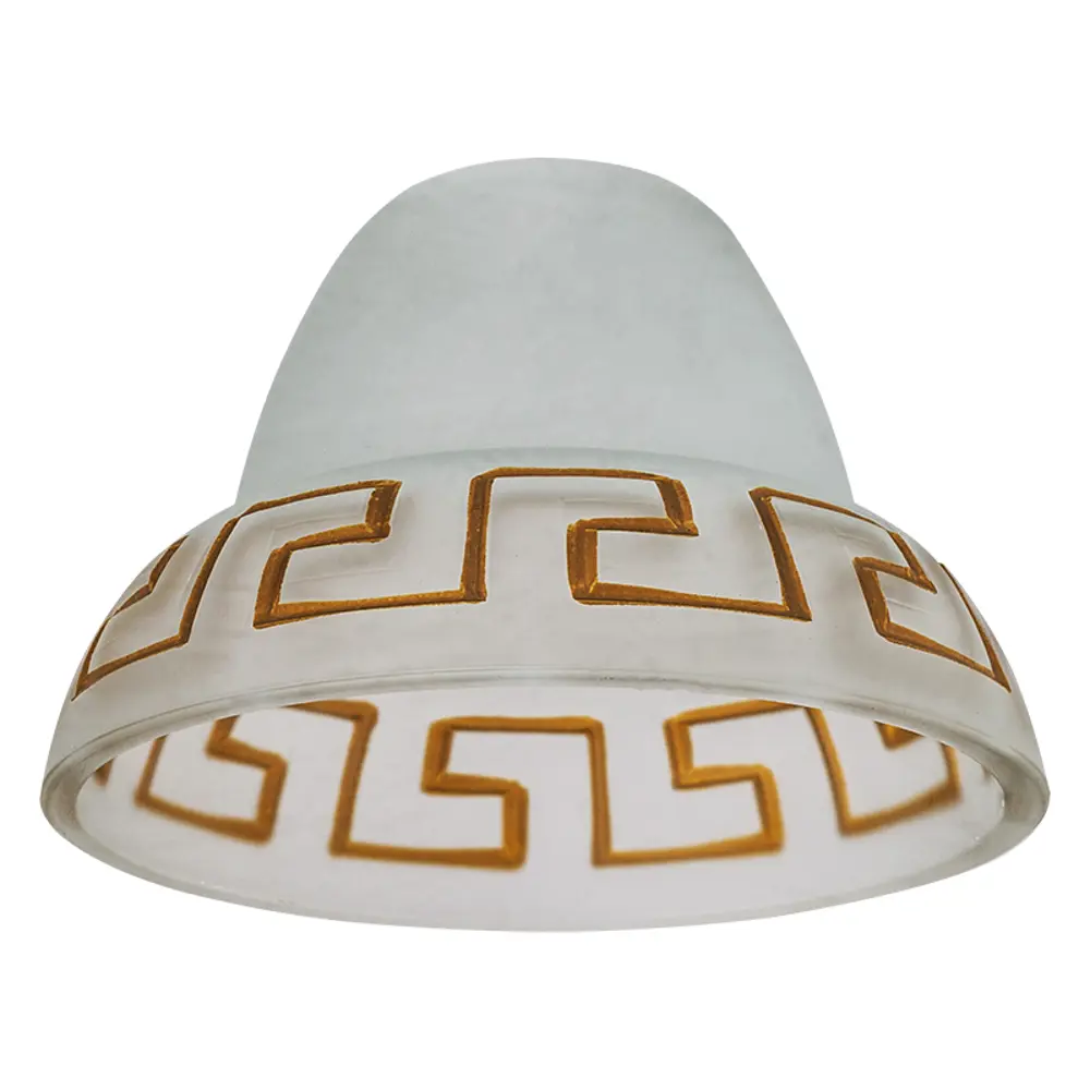 Плафон Этруска E27, цвет прозрачный матовый/бронза NINA GLASS STLM-2111049 - Вид №1