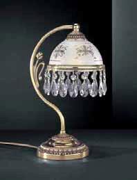P.6100 P Настольная лампа Reccagni Angelo silver 6100