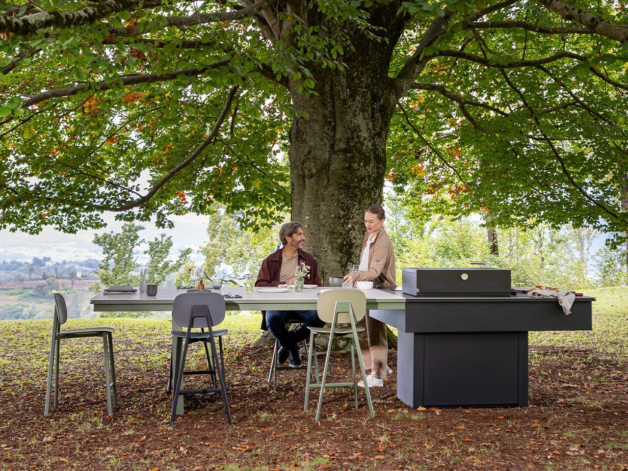 Праздничная кухня на открытом воздухе Fògher NOJARA ARCH-00052270