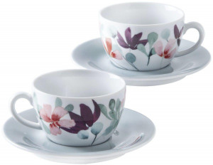 57G238A72493C Pronto cappuccinoset 4-х частей мяты-серый Расцвет Kahla-porzellan