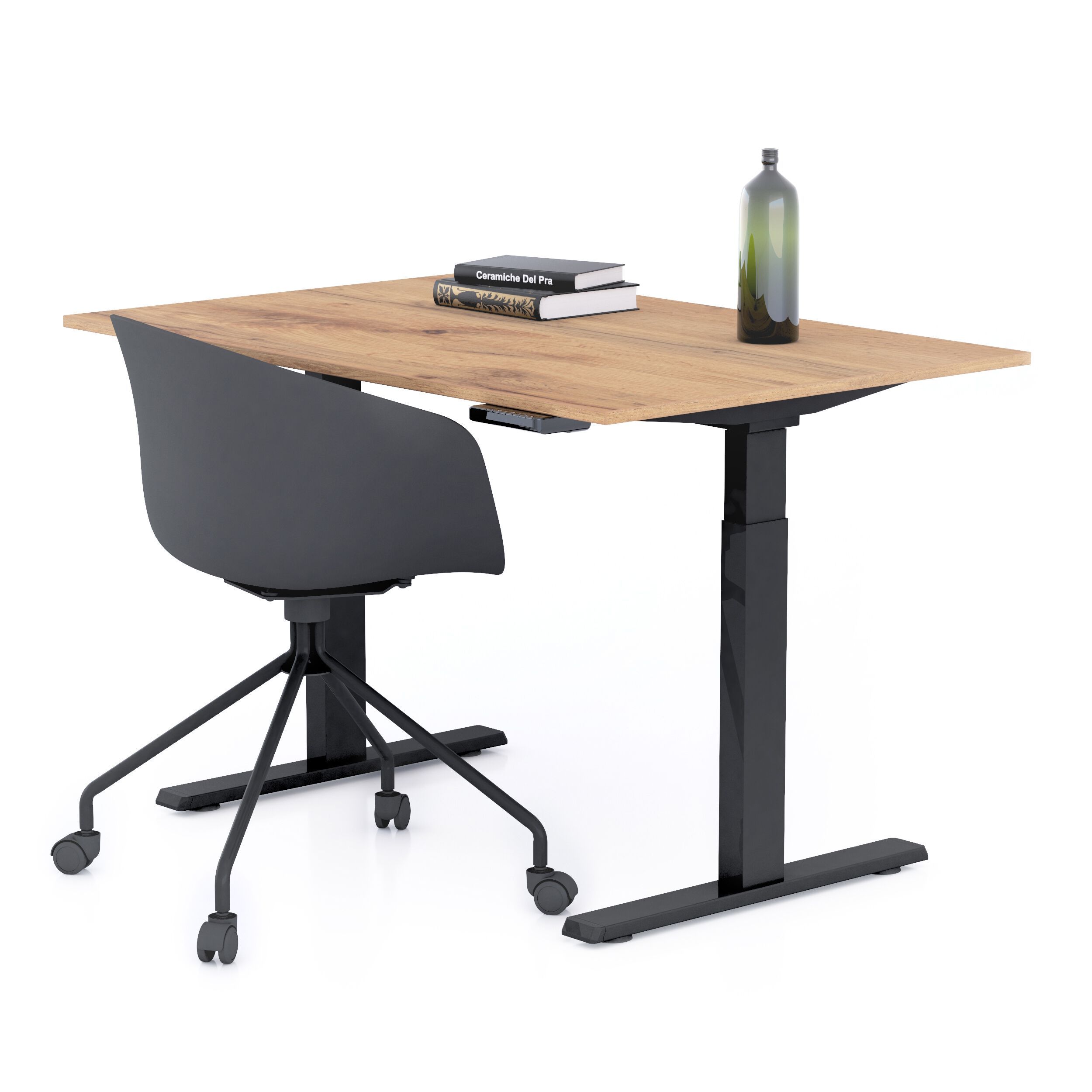 Прямоугольный стол с регулируемой высотой в меламине с электрическим движением Mobili Fiver Clara ARCH-00141252 - Вид №128