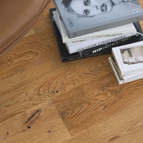 Массивная доска Boen Solid Plank Historical 162 Live Natural Дуб Натур (Гладкая) 800-2220х162 мм EHCBVKWD - Вид №6