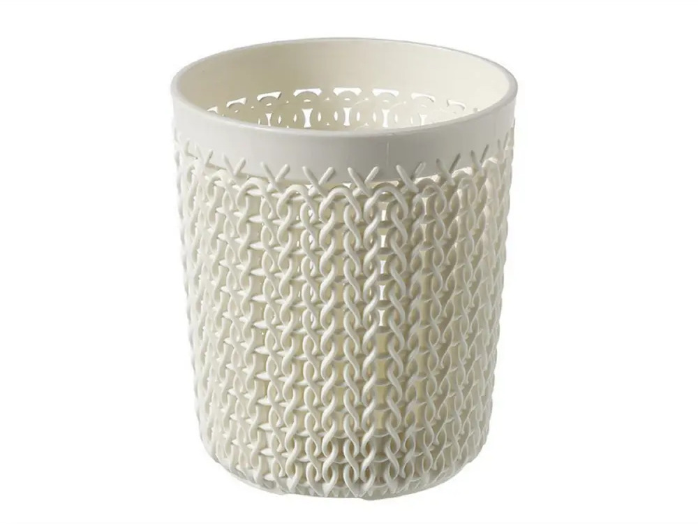 91469227 Корзина для хранения в ванной комнате Curver Style Rattan 10x11x10см цвет бежевый STLM-0970789