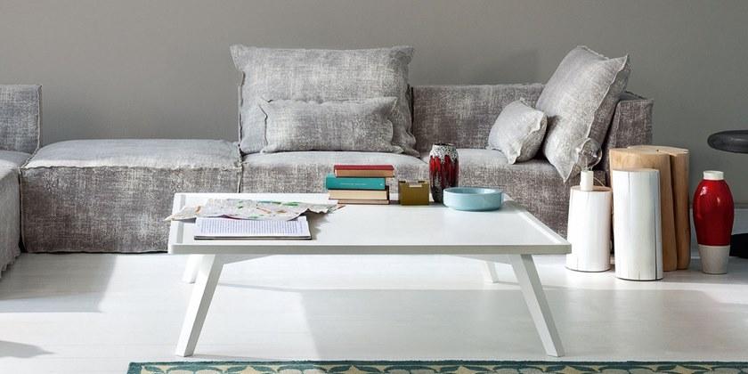 Gervasoni Низкий квадратный журнальный столик Gray sun-id-1462952 - Вид №3