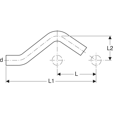 20805 Обводное колено Geberit Mapress из углеродистой стали Geberit  - Вид №2
