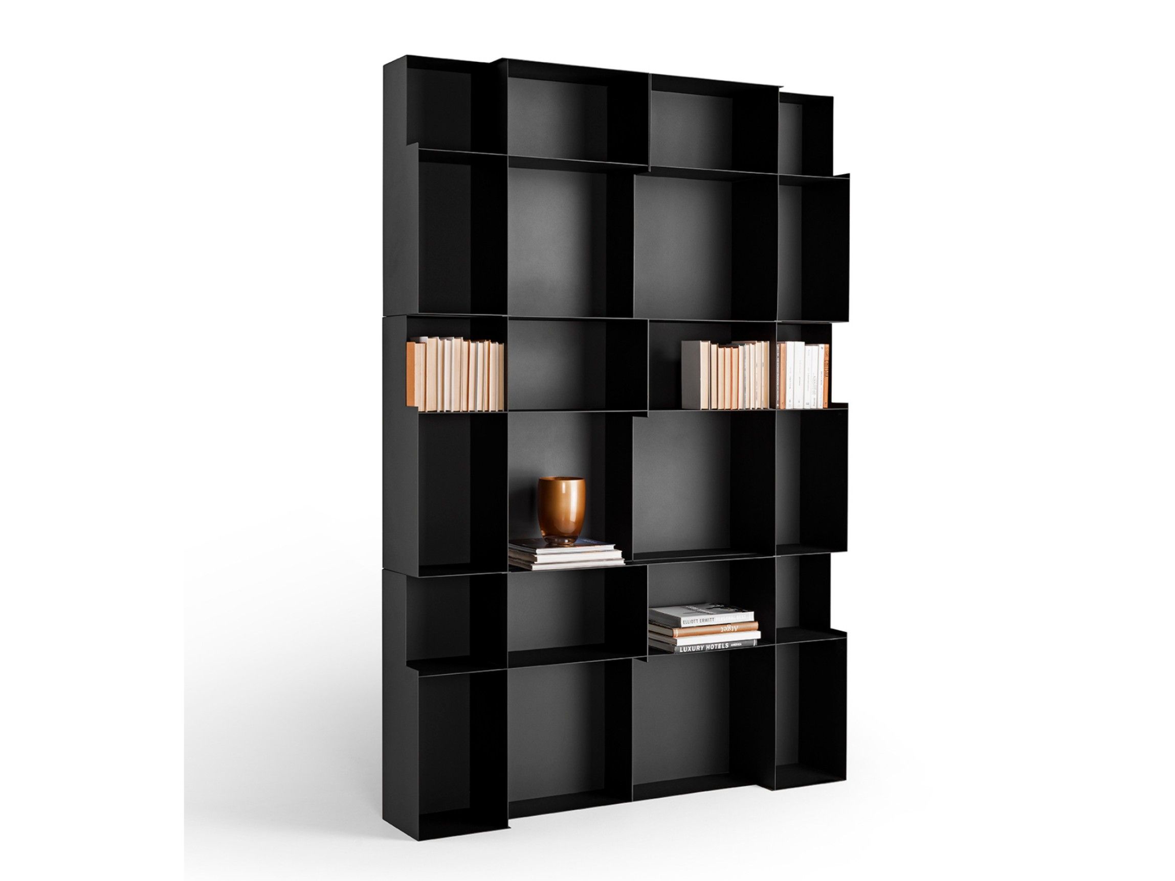 Модульный металлический книжный шкаф Ronda Design POLIS ARCH-00079988 - Вид №1