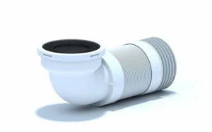 Гофра для унитаза угол 90° D110мм, 265-450мм К 719R