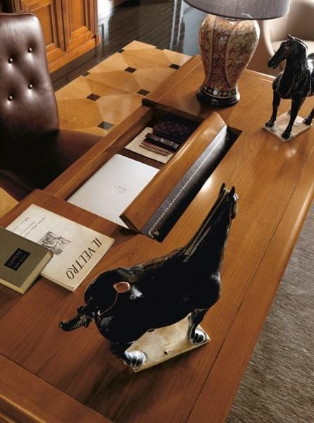 Martini Interiors Прямоугольный стол из вишневого дерева с ящиками Torino sun-id-1376797 - Вид №3