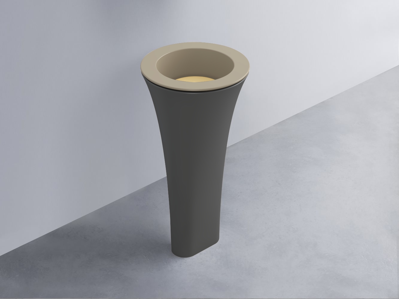 AMLA45-AV+AMPILT-CN+AMCOLT-CM Раковина Amedeo Tondo отдельностоящая cielo Enjoy + Amedeo Ceramica Cielo