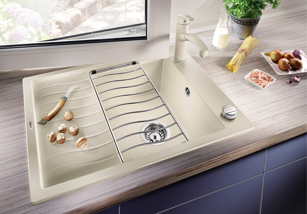 524816 Кухонная мойка Blanco Elon 45 S алюметаллик  Blanco Elon Алюметаллик - Вид №1