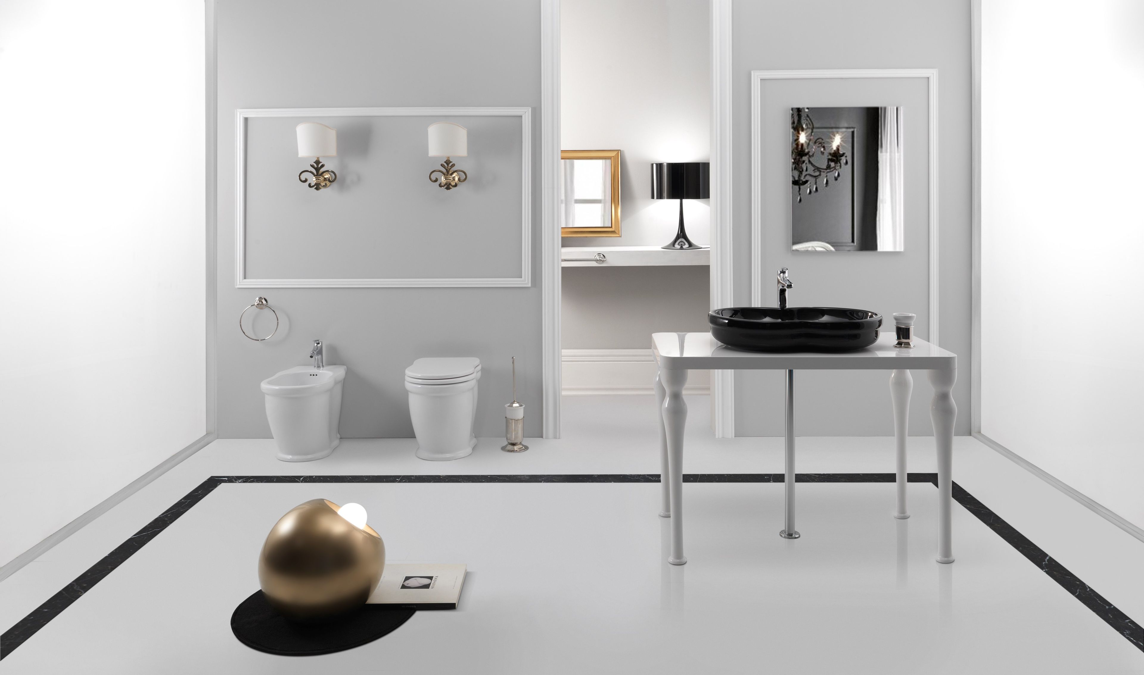 Полная мебель для ванной комнаты GSG Ceramic Design ARCH-00053370 - Вид №1