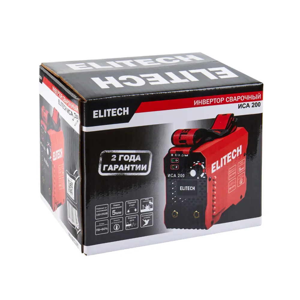 Сварочный инвертор Elitech ИСА 200 для профессиональных и бытовых работ 89372984 STLM-1517616 - Вид №6