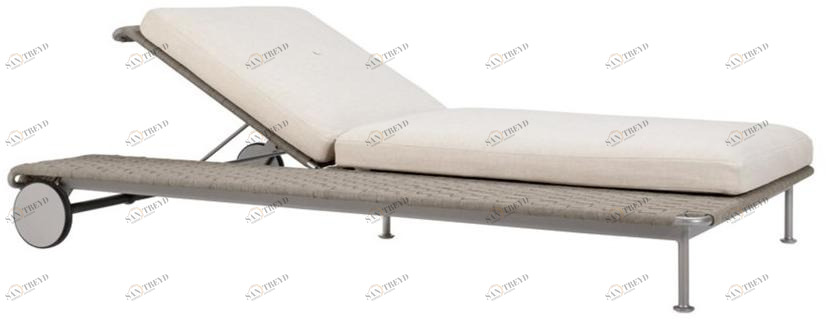 JANUS et Cie Садовый шезлонг с морской веревкой Gina sun-id-1353718