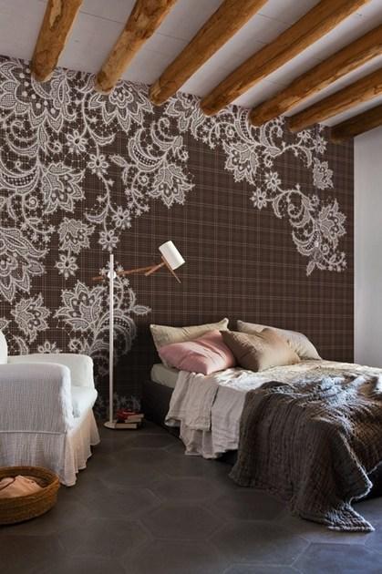 Wall&decò Обои в тартан с цветочными мотивами Contemporary wallpaper 2014 sun-id-1484909 - Вид №2