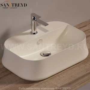 SH09SABBIAMATT Накладная раковина на столешницу  прямоугольная Simas Sharp