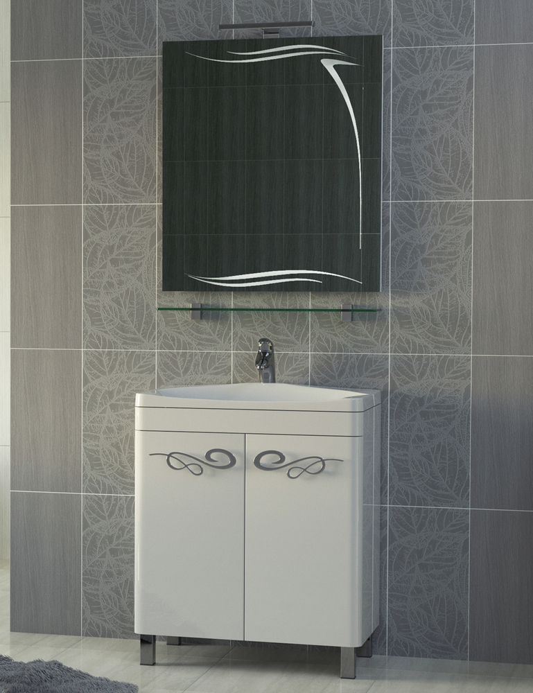 Тумба Olivia 700 (Olivia)700⨉430⨉830 мм белый Santreyd sun-id-665150 - Вид №4