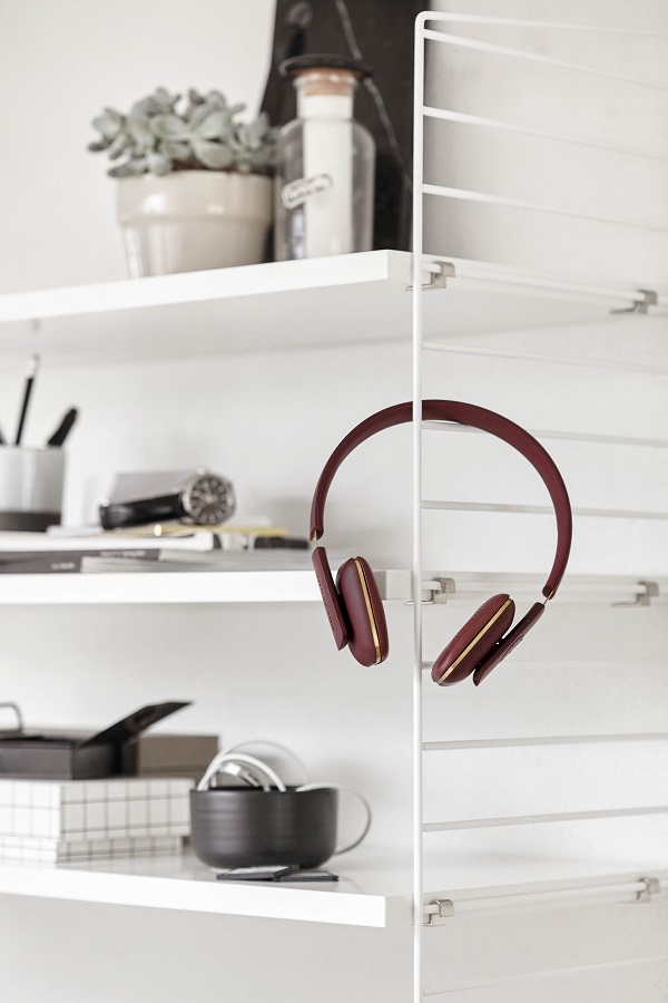 Наушники беспроводные aHEAD бордовые KREAFUNK KFSS07 - Вид №1