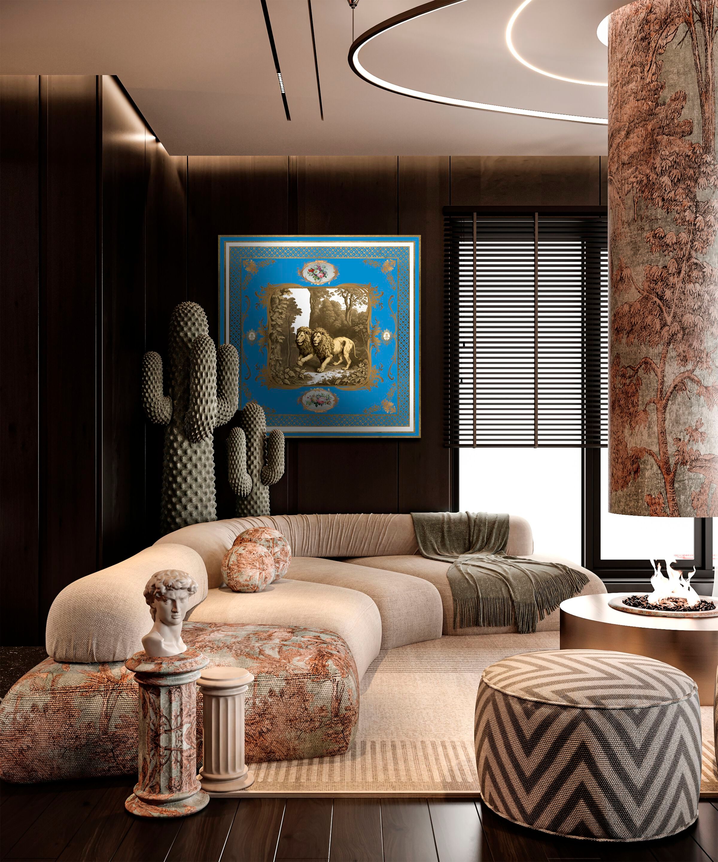 Декоративная металлическая панель Officinarkitettura® iCarré8 ARCH-00078922 - Вид №1