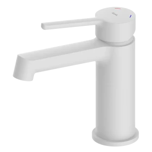 IDDIS Odda - матовый белый смеситель для умывальника с керамическим картриджем 89348641