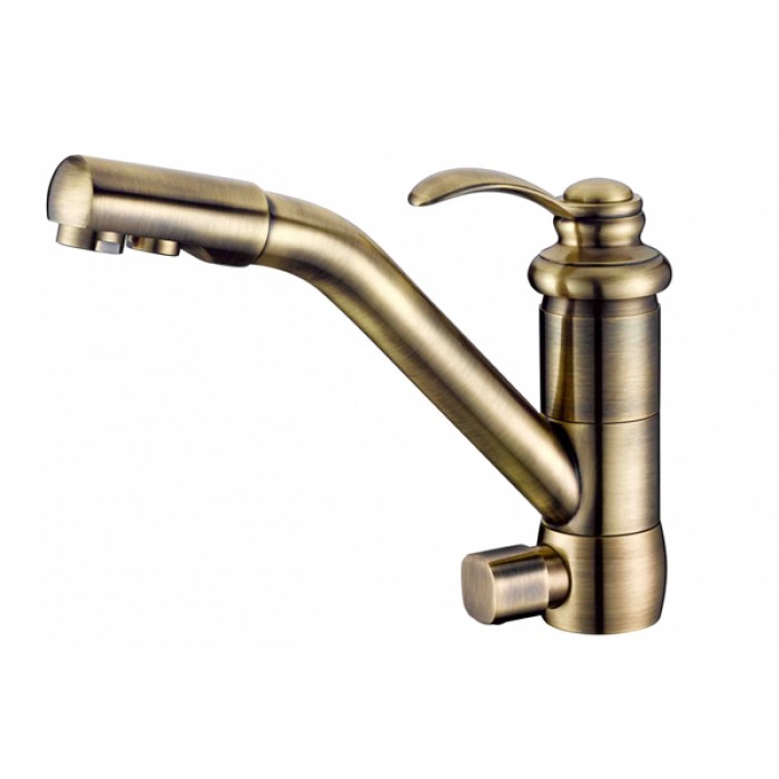 Zorg ZR 400 KF-47 Br Смеситель для кухни Zorg 210х225  - Вид №1