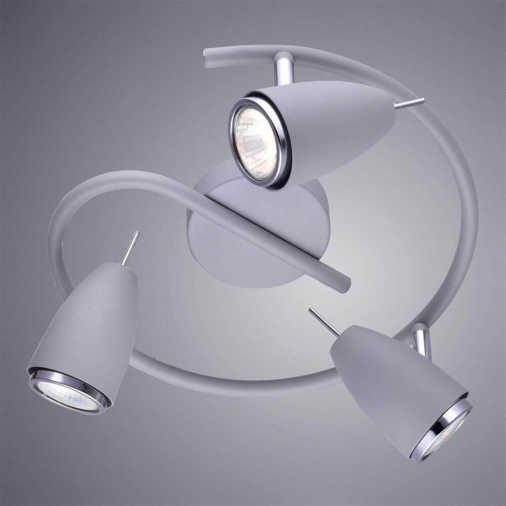 Спот потолочный серый Arte Lamp Regista A1966PL-3GY ARTE LAMP REGISTA 00-3924239 Серый  - Вид №1