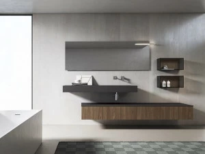 Подвесная раковина настенная овальная BMT Xfly белая