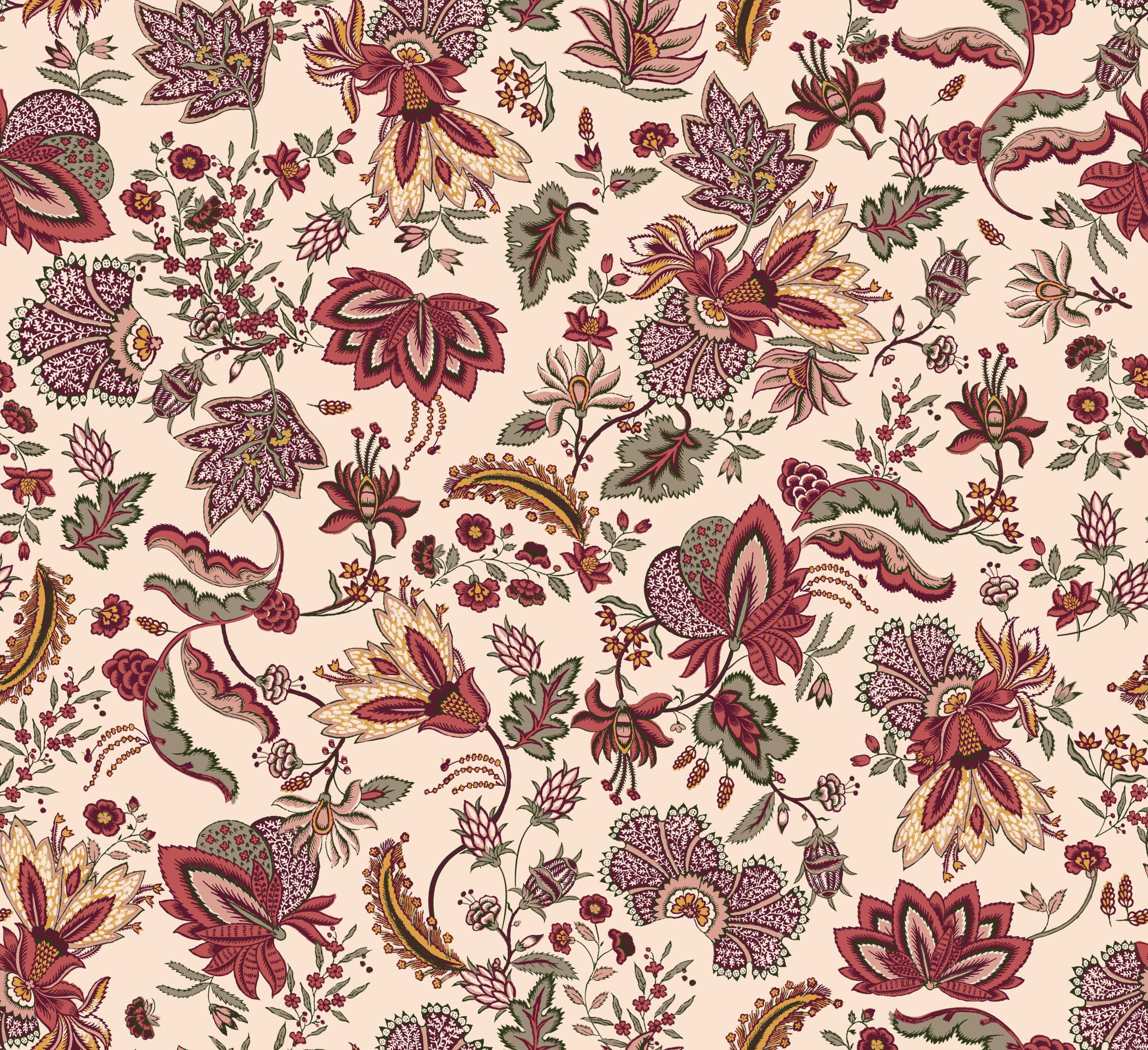 Цветочные узоры нетканые обои LELIEVRE Quenin-Belle Époque ARCH-00113395 - Вид №11