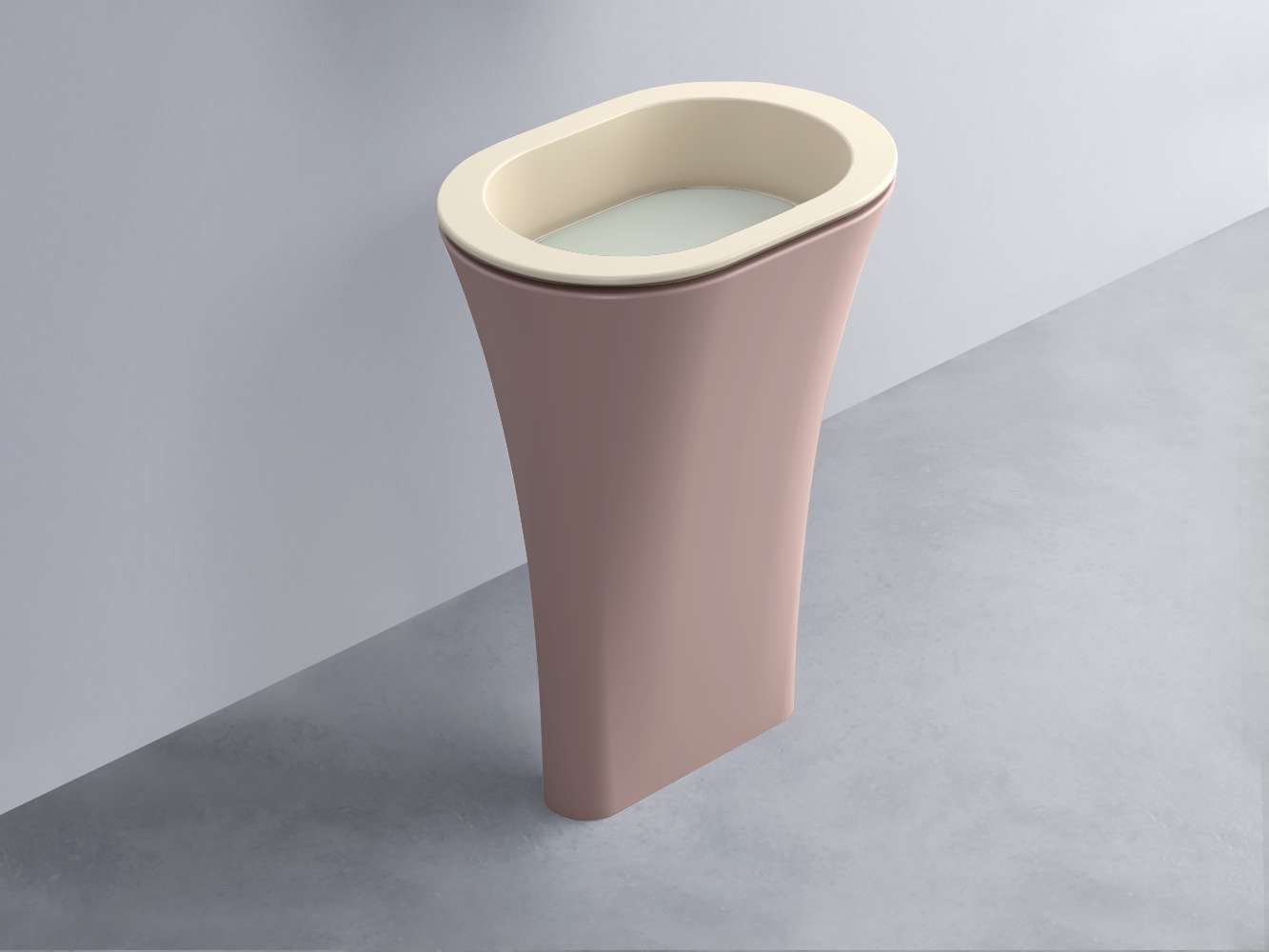 AMLA65-LN+AMPILO-PM+AMCOLO-CP Раковина Amedeo Ovale отдельностоящая cielo Enjoy + Amedeo Ceramica Cielo