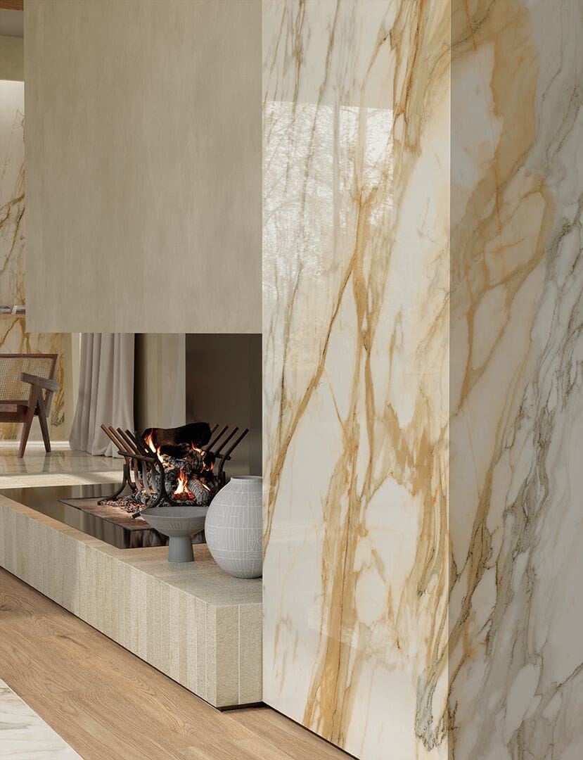 Пол / керамогранит с мраморным эффектом Marca Corona скульптурная ARCH-00047265 - Вид №2