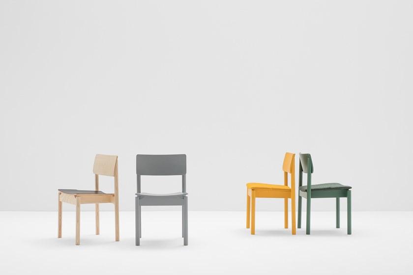 Billiani Стул ясень с обитым сиденьем Green 002 - Вид №1