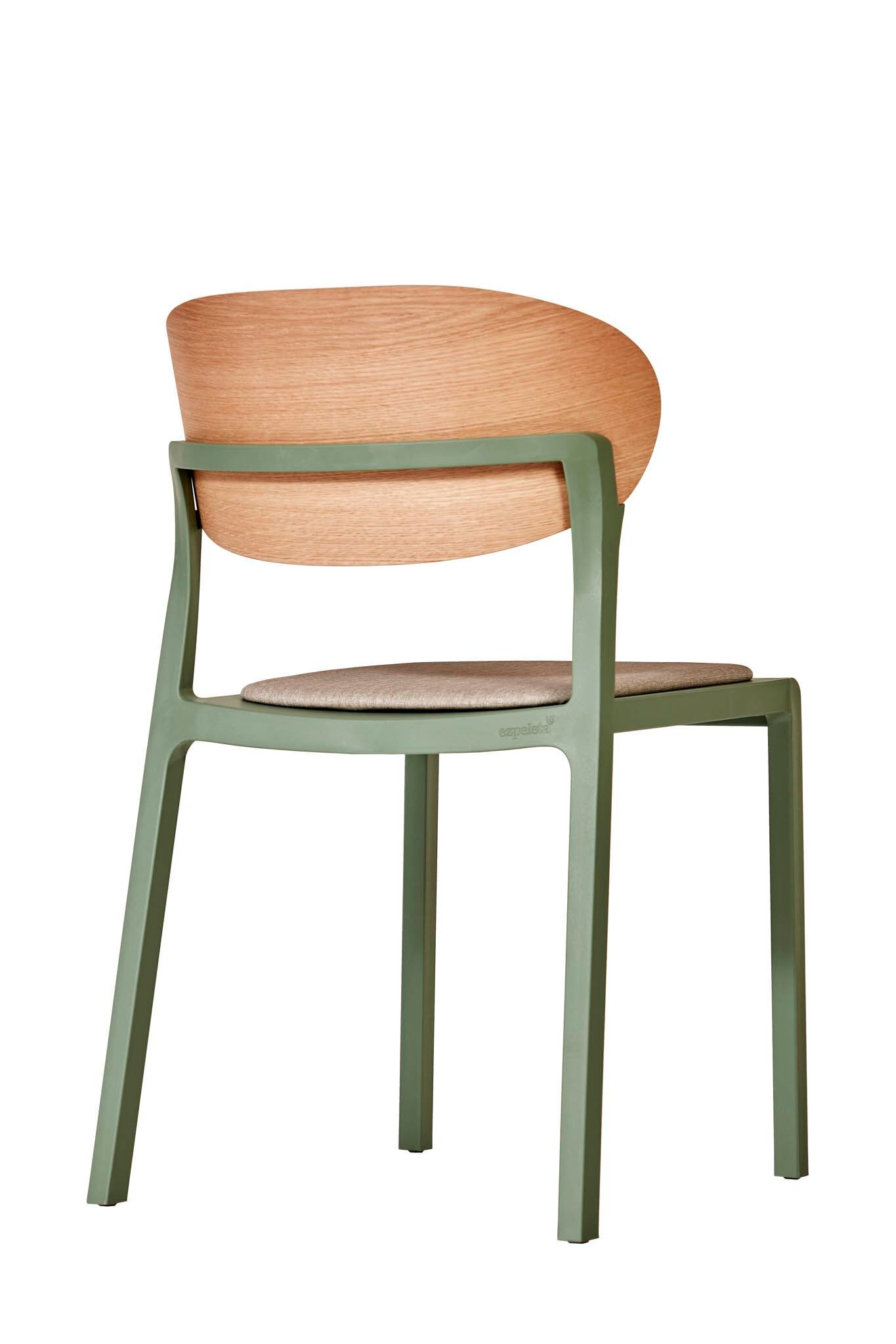 Садовый стул из полипропилена с деревянной спинкой Ezpeleta BAKE WOOD ARCH-00073360 - Вид №44