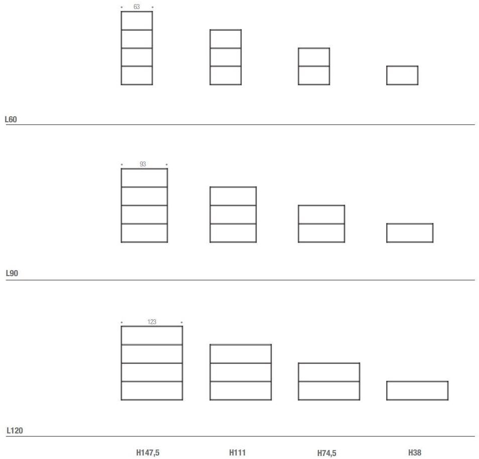 MDF Italia Открытый подвесной книжный шкаф из алюминия Minima sun-id-1516388 - Вид №3